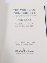 Easton Press The Virtue of Selfishness by Ayn Rand Collector’s Edition 1964