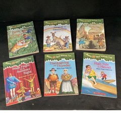 Magic Tree House Book Lot, Mary Pope Osborne 24 Paperbacks Merlin Missions Mixed