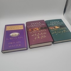 Set of 3 Lord John Novels by Diana Gabaldon: Brother Of The Blade, Private Mat..