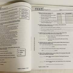 BJU Press English 6 Writing and Grammar Tests 2nd Edition 2006 Homeschool Unused