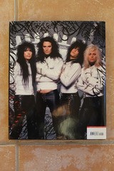 Nikki Sixx Signed Autographed Motley Crue Book A Visual History Concert Photos