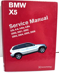 BMW X5 – 2000-2006 3.0i*4.4i*4.6is*4.8is* Service Manual Bentley HC *VERY GOOD*