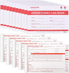 15 Pack Daily Log Books for Truck Drivers with 7 & 8 Day Recap, Driver Log Bo…
