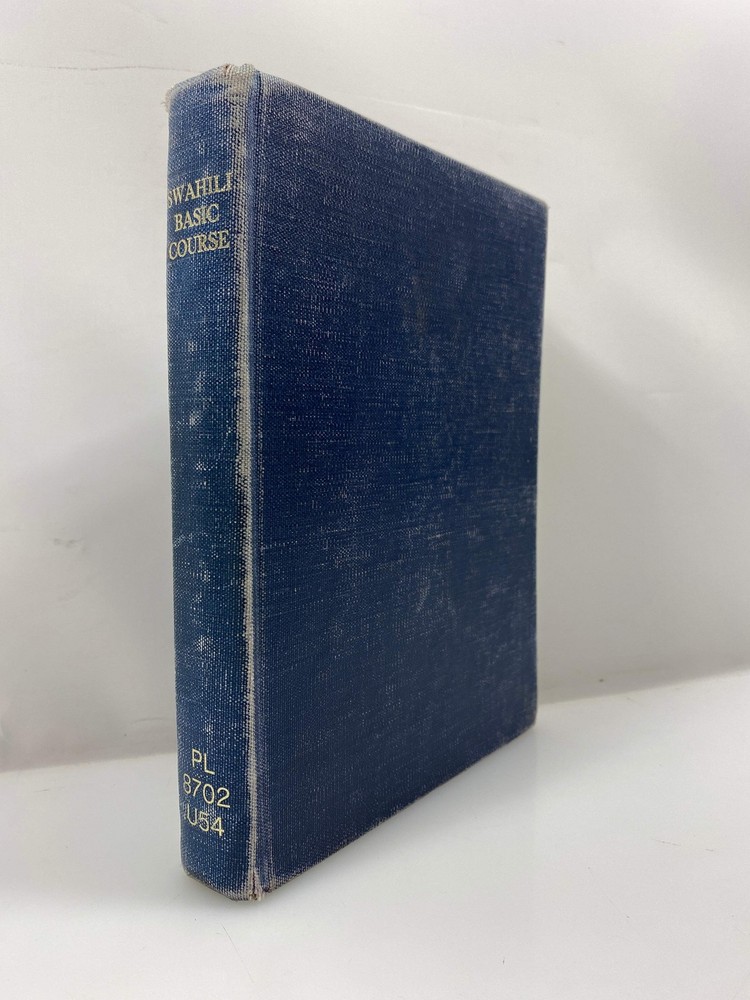 Swahili Basic Course Foreign Service Institute Ex-library 1963 HC