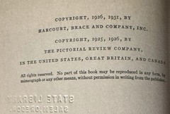 Abe Lincoln Grows Up by Carl Sandburg – Hardcover 1938 – 180 Pages