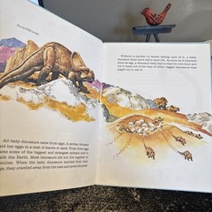 RARE! Merrigold Press Dinosaurs Giants Of The Past 1974 Hardcover Vintage VG