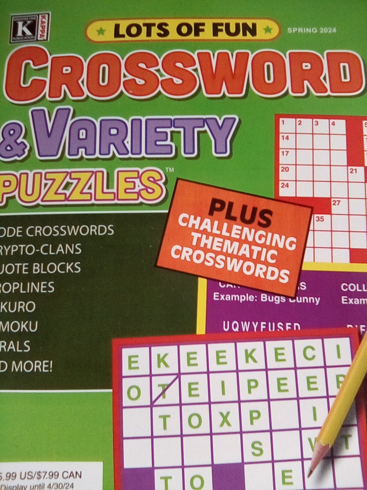 Lots Of Fun Crossword & Variety Puzzles