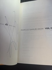 YES, CHEF A Memoir, by Marcus Samuelsson Signed 2012 Hardcover Autographed Book
