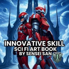 Innovative Skill: Sci Fi Art Book 8.5 x 8.5 inches, Full art images on space, me
