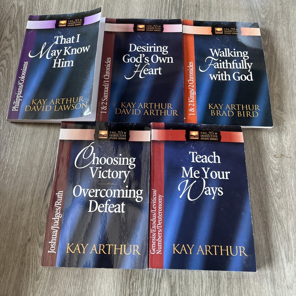 Lot Of 5 The New Inductive Study Series by Kay Arthur