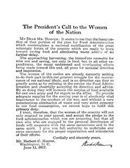 War Cook Book For American Women „1918” 31 Pages