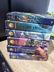 The Heroes of Olympus Rick Riordan Complete Series Book Set 1-5 HC. All 1st ED +