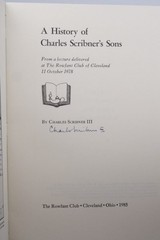 A History of Charles Scribner’s Sons