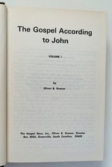 Set 3 THE GOSPEL ACCORDING TO JOHN Vol I II III The Gospel Hour Greene 1966 READ