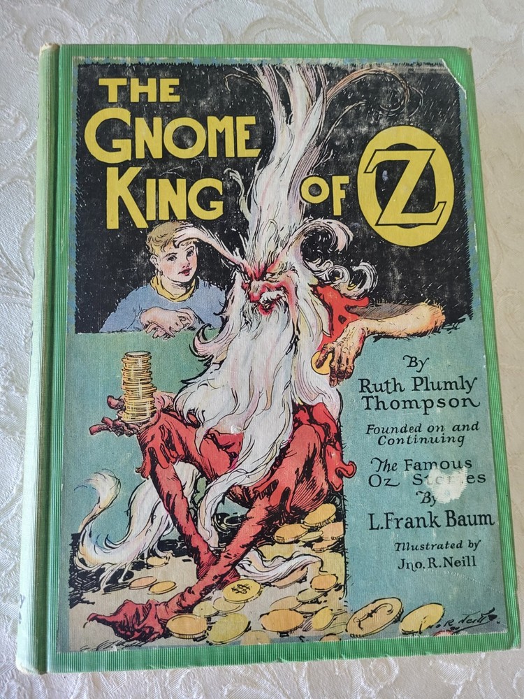 GNOME King of Oz ~ Ruth Plumly Thompson 12 COLOR PLATES 1927 John R. Neill