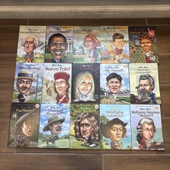 WHO HQ HUGE LOT – 52 books – Who Was? What Was? Where Is? Homeschool History