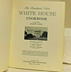 Vintage The President’s Own White House Cookbook 1968 110 pages great condition