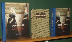 RARE Codex Oera Linda Full Size Edition Jan Ott Hardcover Book 11.5 x 9