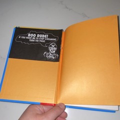 Signed R.L. Stine Goosebumps Monster Edition 1 (1995) – Signature on Front Cover