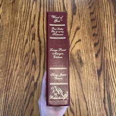 2001 Word Of God KJV Special Margin Edition Bible Red Letter OT NT