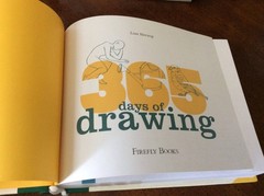 365 DAYS OF DRAWING By Lise Herzog – Hardcover Like New
