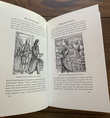 Autobiography of Benjamin Franklin 1951 from Manuscripts HC SC Sandglass Heritag