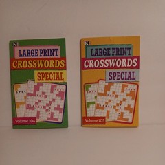 New! Lot Of 2 Kappa Large Print Crosswords Special Volume 104 & 105 DIGEST Size