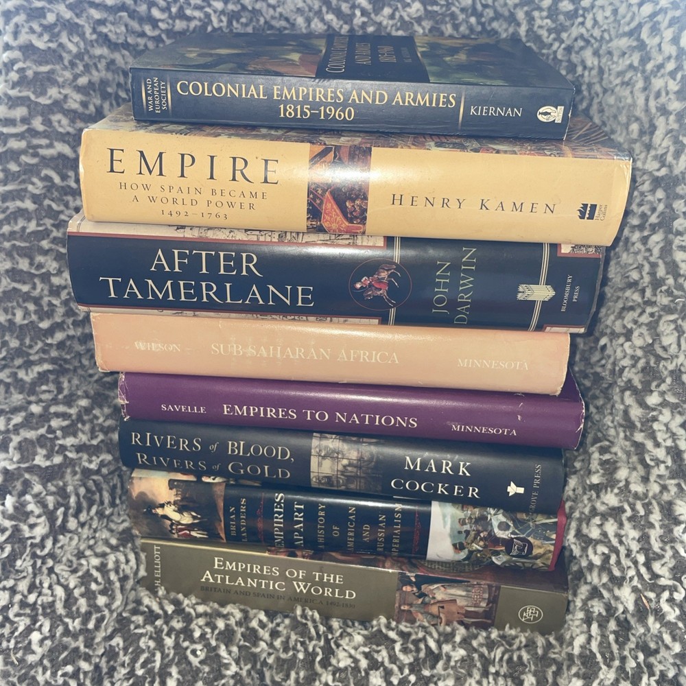 LOT of 8 EUROPEAN History Books Spain Britain EMPIRES Wars