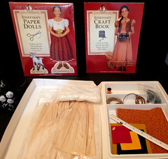 Pleasant Company Josefina Craft Kit w Pastimes Craft Book & SEALED Paper Dolls