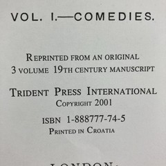 Trident Press Library Shakespeare Millennium Edition Comedies Tragedies Large