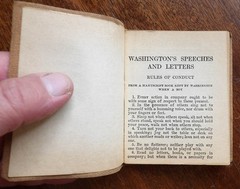 Speeches & Letters of George Washington (Little Luxart Library – Leather)