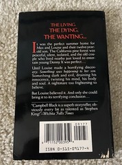Vintage The Wanting Book Campbell Black Paperbacks From Hell PB First Edition
