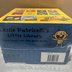 LESLIE PATRICELLI’S LITTLE LIBRARY – 8 Board Books For Baby – NEW