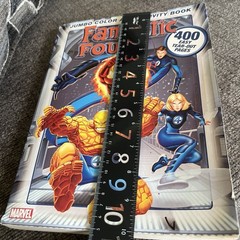 Jumbo Coloring Book Marvel Fantastic Four 2005 400 Pages Activity VTG