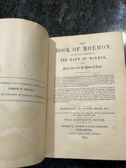 RARE 1891 BOOK OF MORMON 3RD ELECTROTYPE EDITION GEORGE Q CANNON & SONS HC LDS
