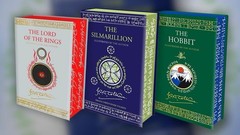 J.R.R. Tolkien Illustrated Box Set: LOTR, Hobbit, Silmarillion SEALED BRAND NEW