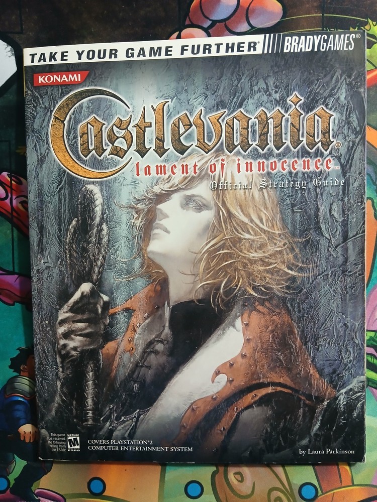 Brady Games Castlevania Lament of Innocence Official Strategy Guide WITH POSTER!