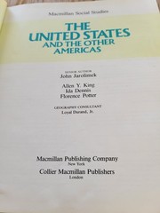 The United States and Other Americas Book