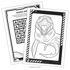 Jurassic World Jumbo Coloring and Activity Book