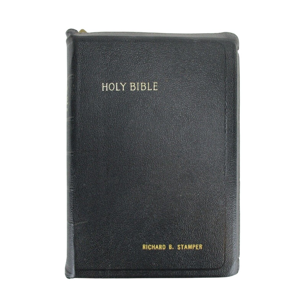 Holy Bible AKJV Leather Zipped National Bible Press 1958