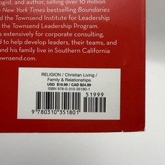 Zondervan Boundaries Trade Paperback 2017 Henry Cloud John Townsend Religion