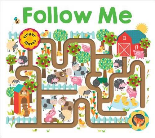 Maze Book: Follow Me (Finger Mazes) – Board book By Priddy, Roger – GOOD