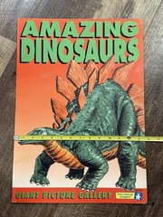 AMAZING DINOSAURS Giant Picture Gallery Book (1992, Ed. Insights, EI-3313) RARE