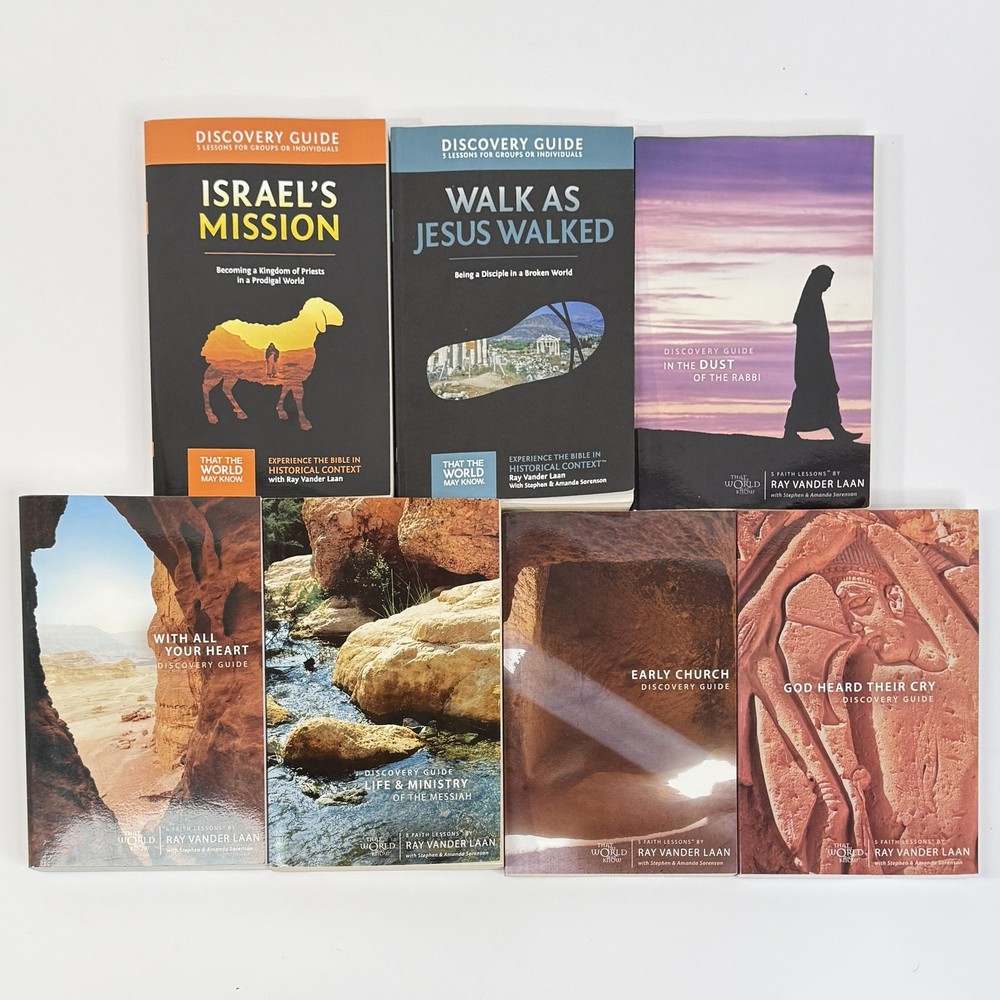 Ray Vander Laan Faith Lessons Books Lot of 7 Focus on the Family