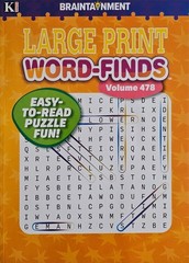 5 New Large Print Word-Finds Puzzle Books Kappa Games Vol #443-478 ~ Search,Hunt