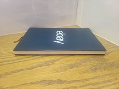 eBay Branded Faux Leather Hunter Green Journal with Bookmark Ribbon Ebayana