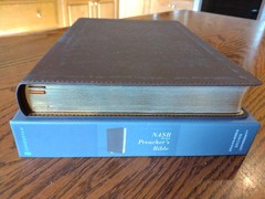 NASB 1995 Preachers Bible – $79.99 Retail – Brown LeatherSoft Lays Flat