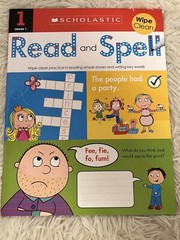 Scholastic First Grade Books Wipe Clean Math Reading Writing Spelling Puzzles 5
