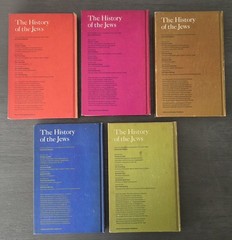Vintage 1965 „History Of The Jews” Poul Borchsenius Vols 1-5 1st Edition/Print