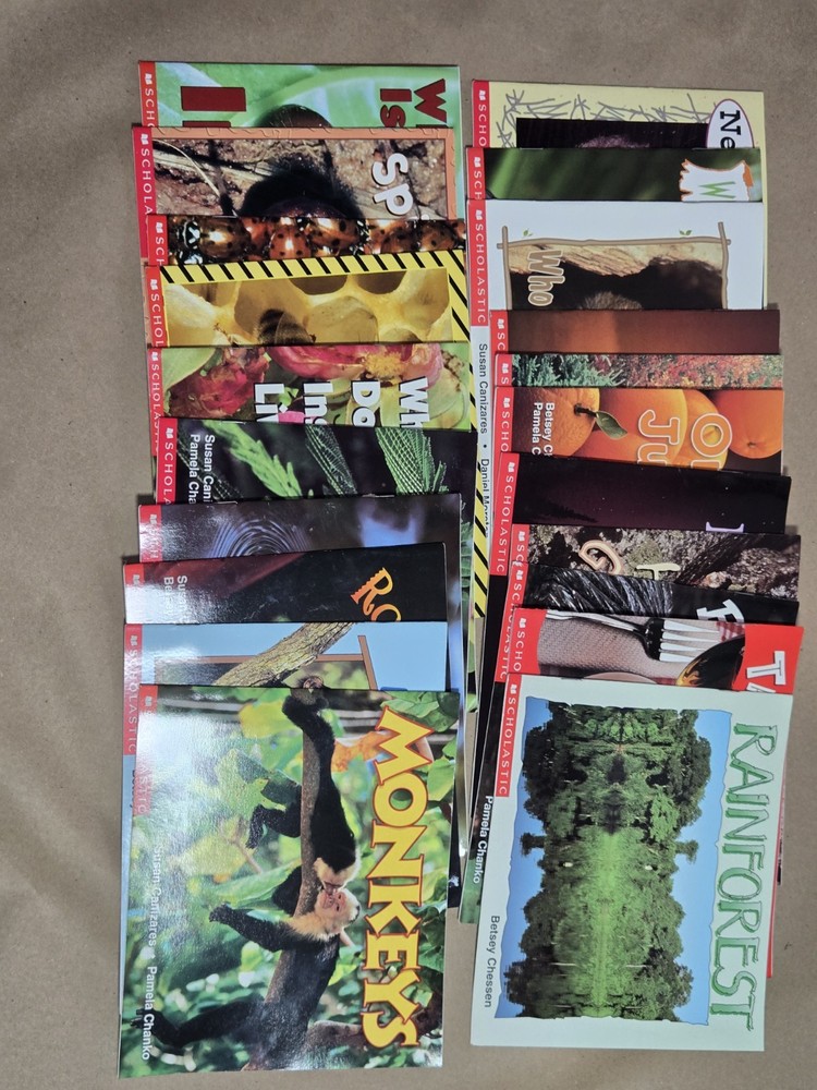 Scholastic Science Emergent Readers Lot of 21 Kids Guided Reading Books
